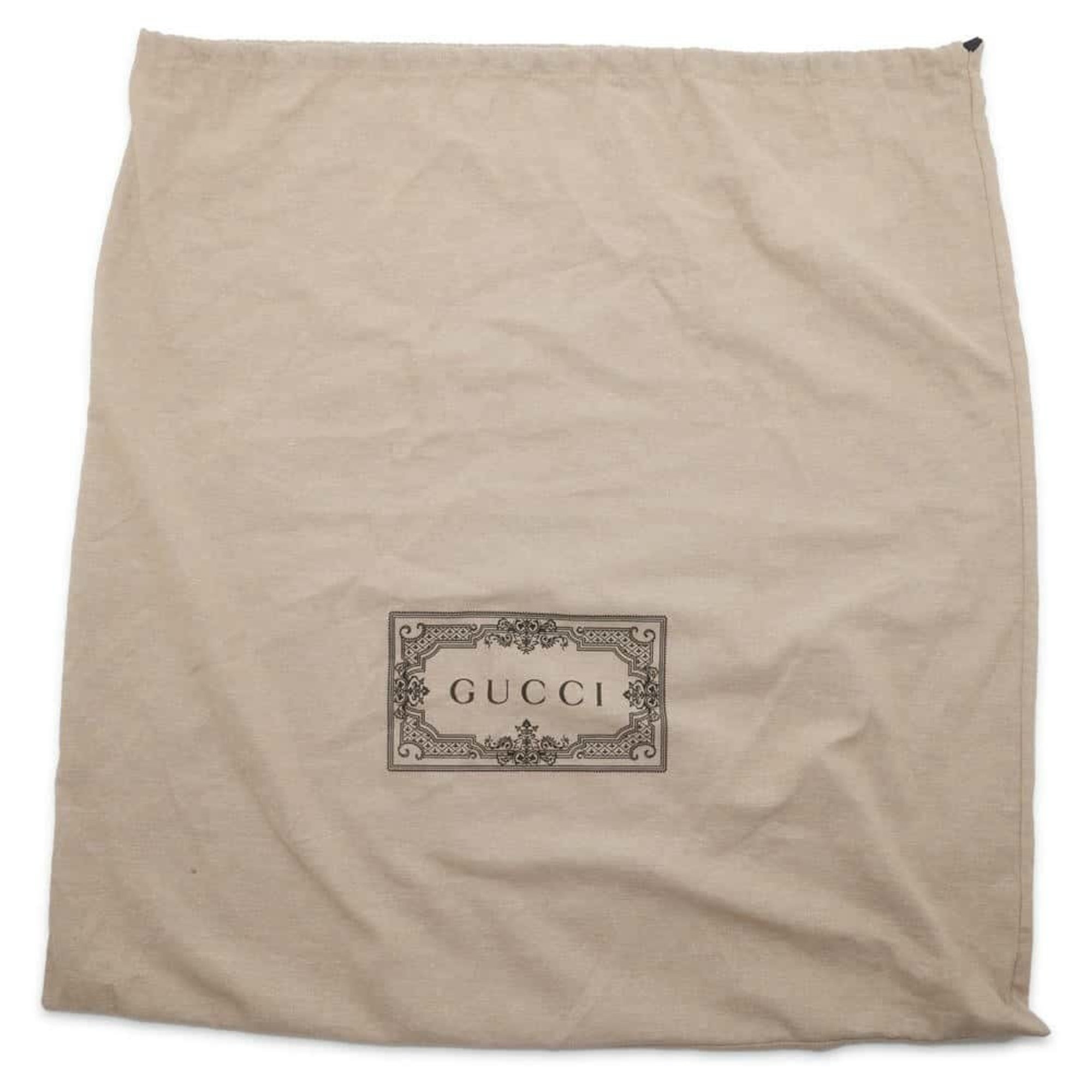 Gucci Tote Bag with Embossed Details Canvas 779510 GUCCI White