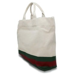 Gucci Tote Bag with Embossed Details Canvas 779510 GUCCI White