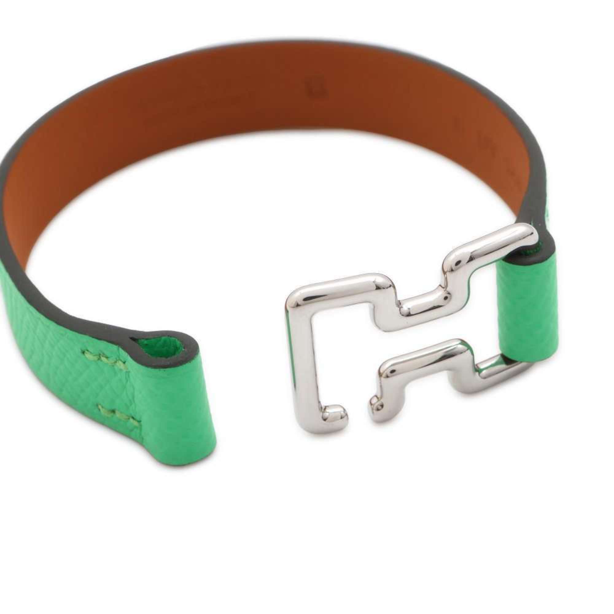 Hermes Bracelet Tonight Vert Comic Gold Epson B Engraved Size T4 Men's Sold Item