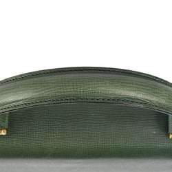 Celine handbag turn lock green ladies leather old CELINE