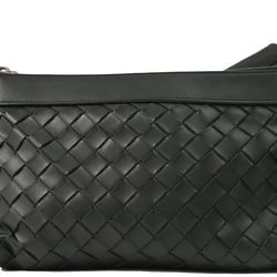 Bottega Veneta Intrecciato Duo Bag Shoulder Black 651938 Men's Clutch BOTTEGA VENETA