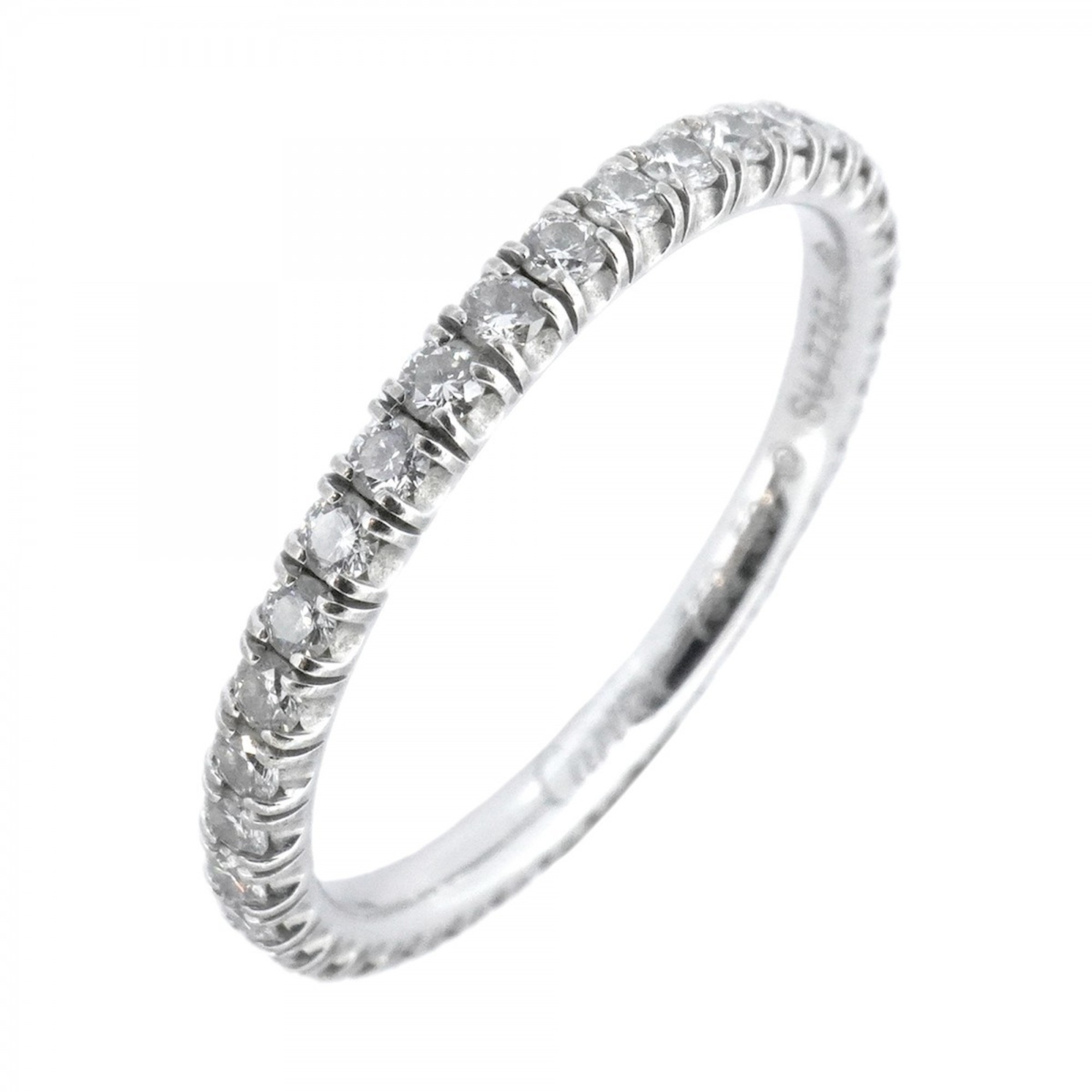 Cartier Ring Etincel de Full Eternity Diamond K18WG White Gold #50 Ladies