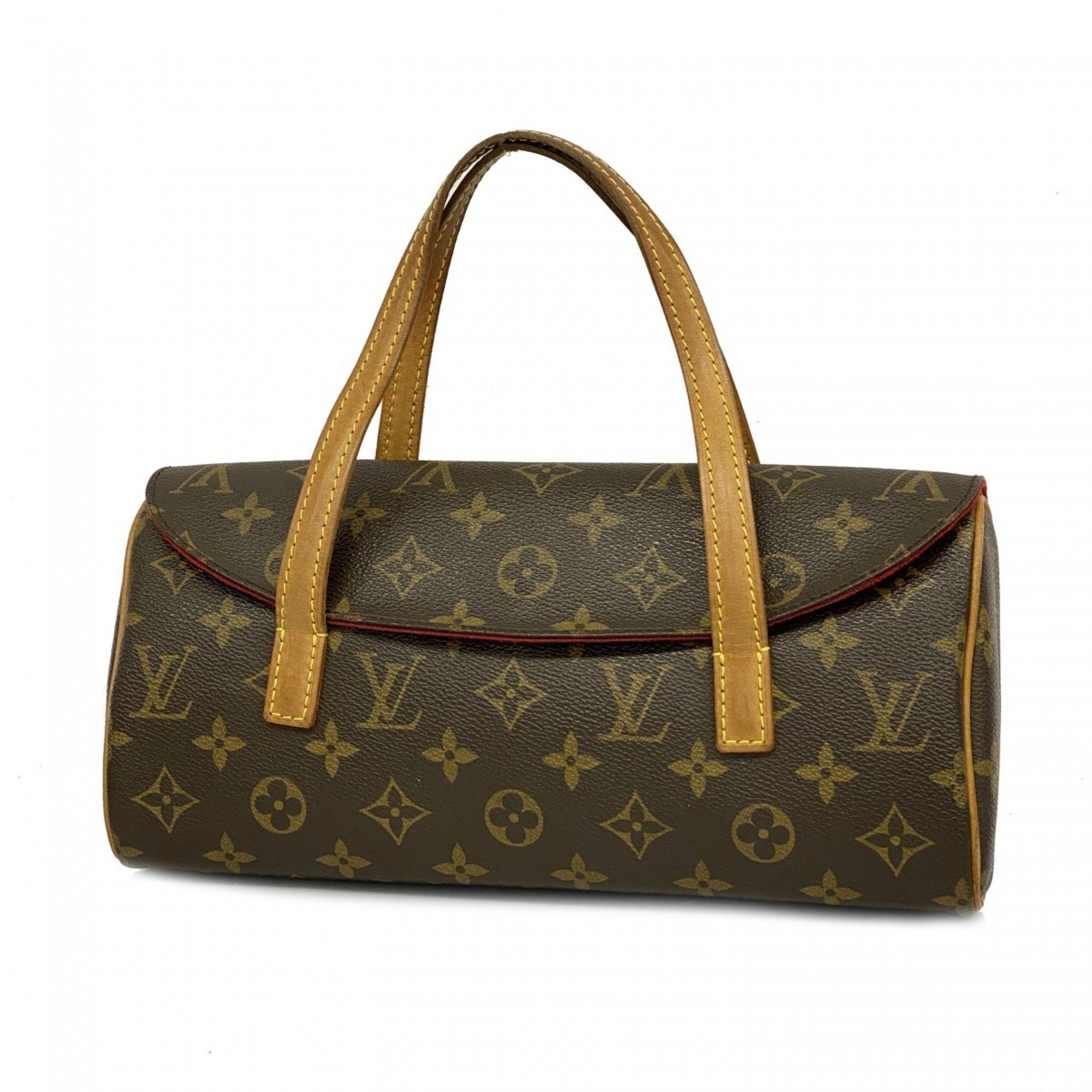 Louis Vuitton Handbag Monogram Sonatine M51902 Brown Ladies