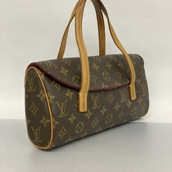 Louis Vuitton Handbag Monogram Sonatine M51902 Brown Ladies