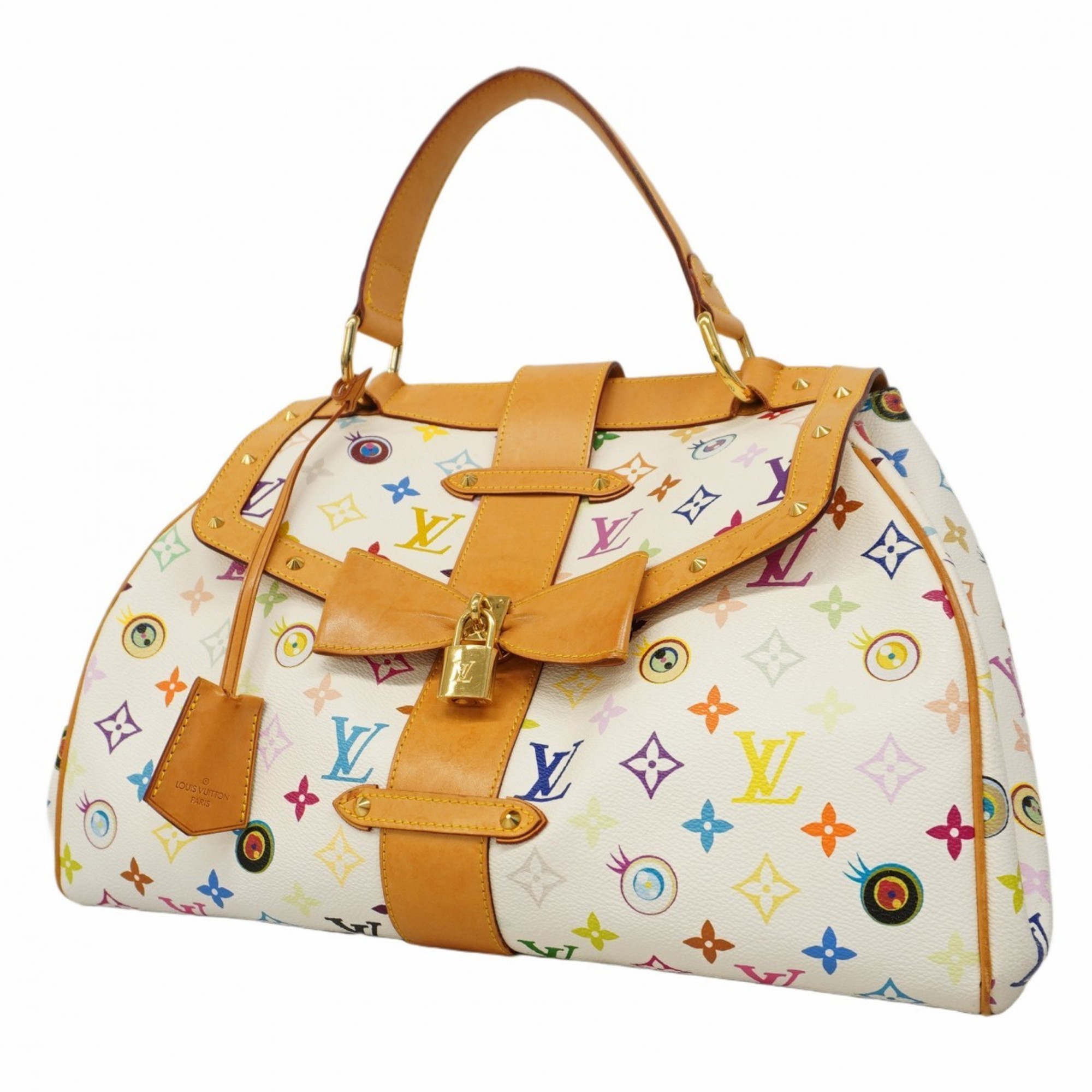 Louis Vuitton Handbag Monogram Multicolor I Love Sac Retro GM M92053 Bron Ladies