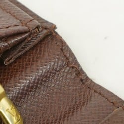 Louis Vuitton Long Wallet Damier Portefeuille Brazza N60017 Ebene Men's