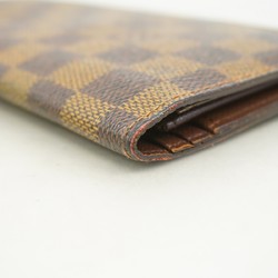 Louis Vuitton Long Wallet Damier Portefeuille Brazza N60017 Ebene Men's