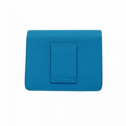 Hermes wallet, Luli, Chevre Mysore, Blue Frida, B engraved, ladies