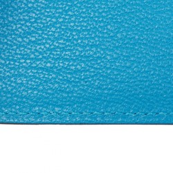 Hermes wallet, Luli, Chevre Mysore, Blue Frida, B engraved, ladies