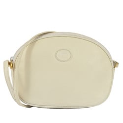 Gucci Old Pochette Shoulder Bag White 007・86・0094 Women's Leather GUCCI