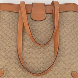 Celine Macadam Tote Bag Beige Women's PVC | Leather Shoulder CELINE