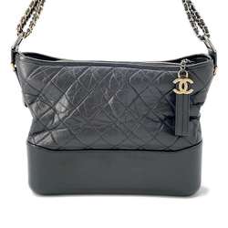 Chanel Chain Shoulder Bag Gabriel De Hobo A93824 CHANEL Black