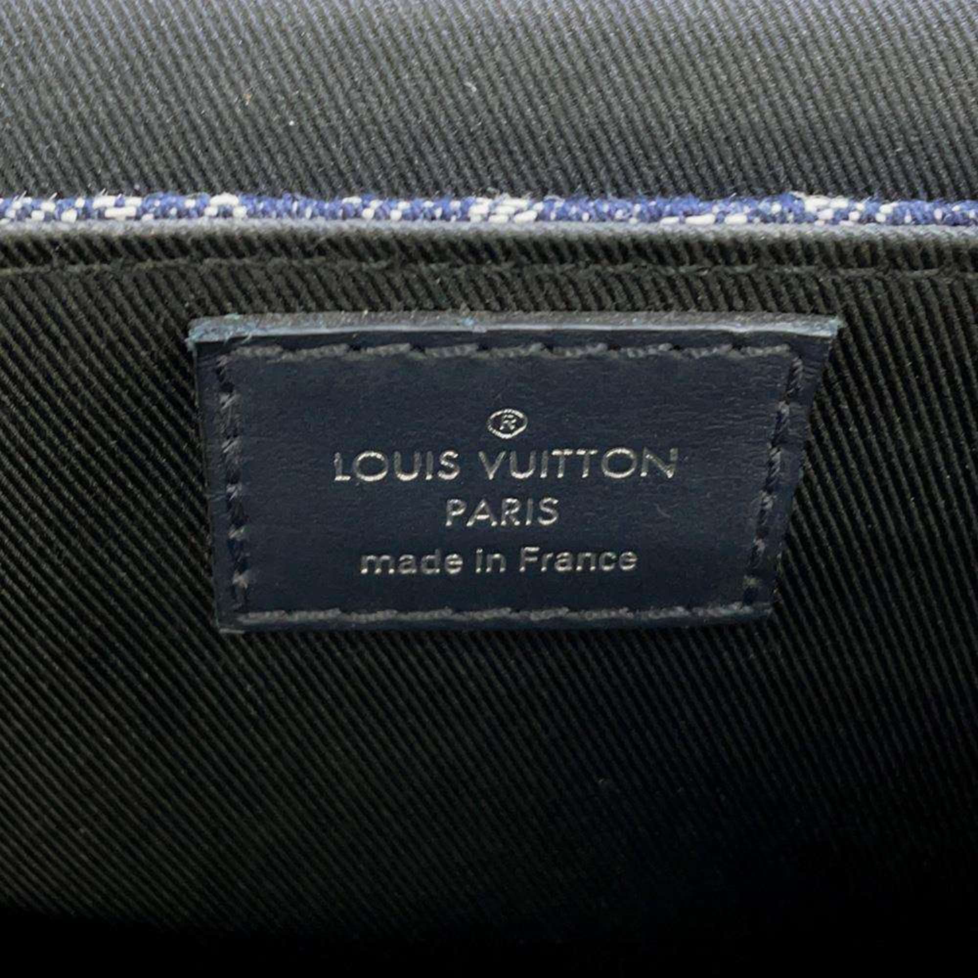 Louis Vuitton Shoulder Bag Monogram Tapestry Trunk PM M57282