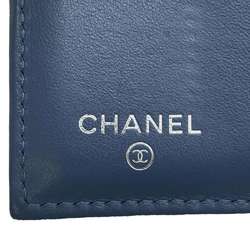 Chanel Tri-fold Wallet Coco Mark Matelasse Small Flap Caviar Skin AP3604