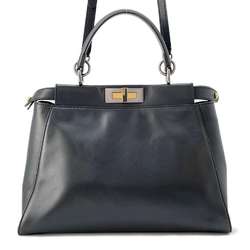 Fendi Handbag Peekaboo Regular 8BN226 FENDI 2way Shoulder Bag Black