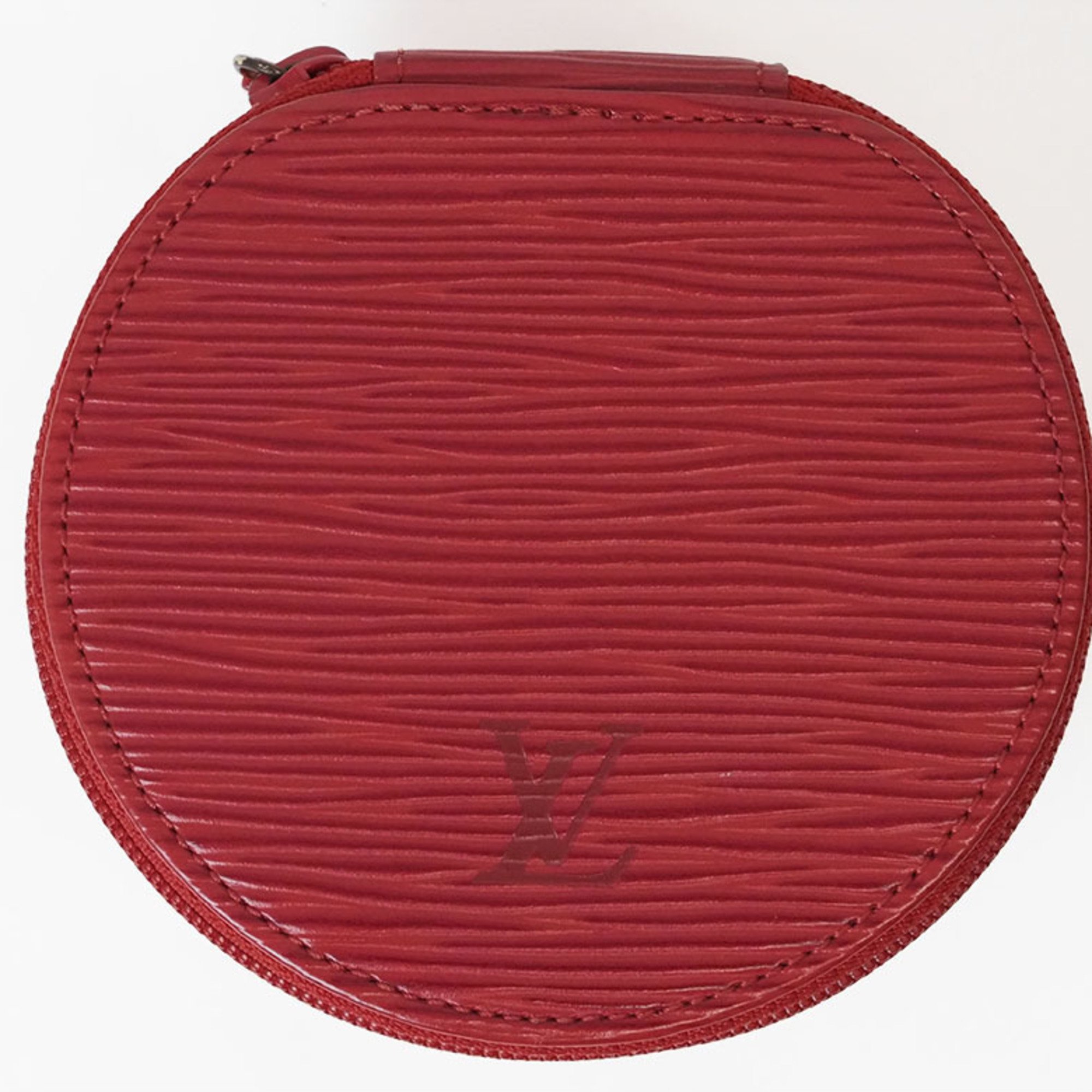 Louis Vuitton Ecrin Bijou Case Castilian Red M48227 Women's Epi Leather Pouch LOUIS VUITTON