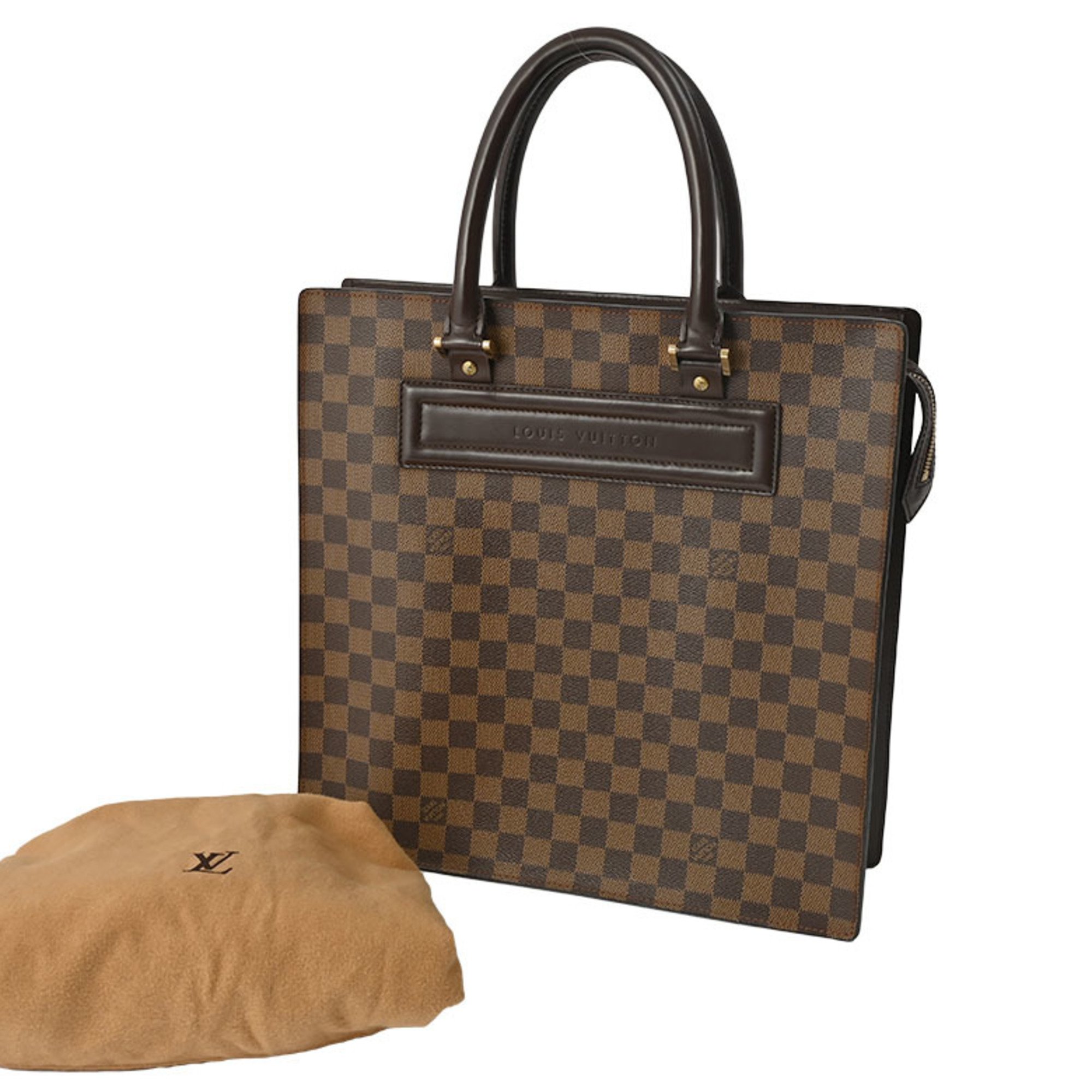 Louis Vuitton Venice GM Handbag Damier Ebene N51146 Men's Canvas Tote Bag LOUIS VUITTON