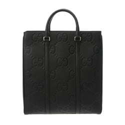 GUCCI Gucci Jumbo GG Medium Tote Bag Black 760233 Unisex Calf