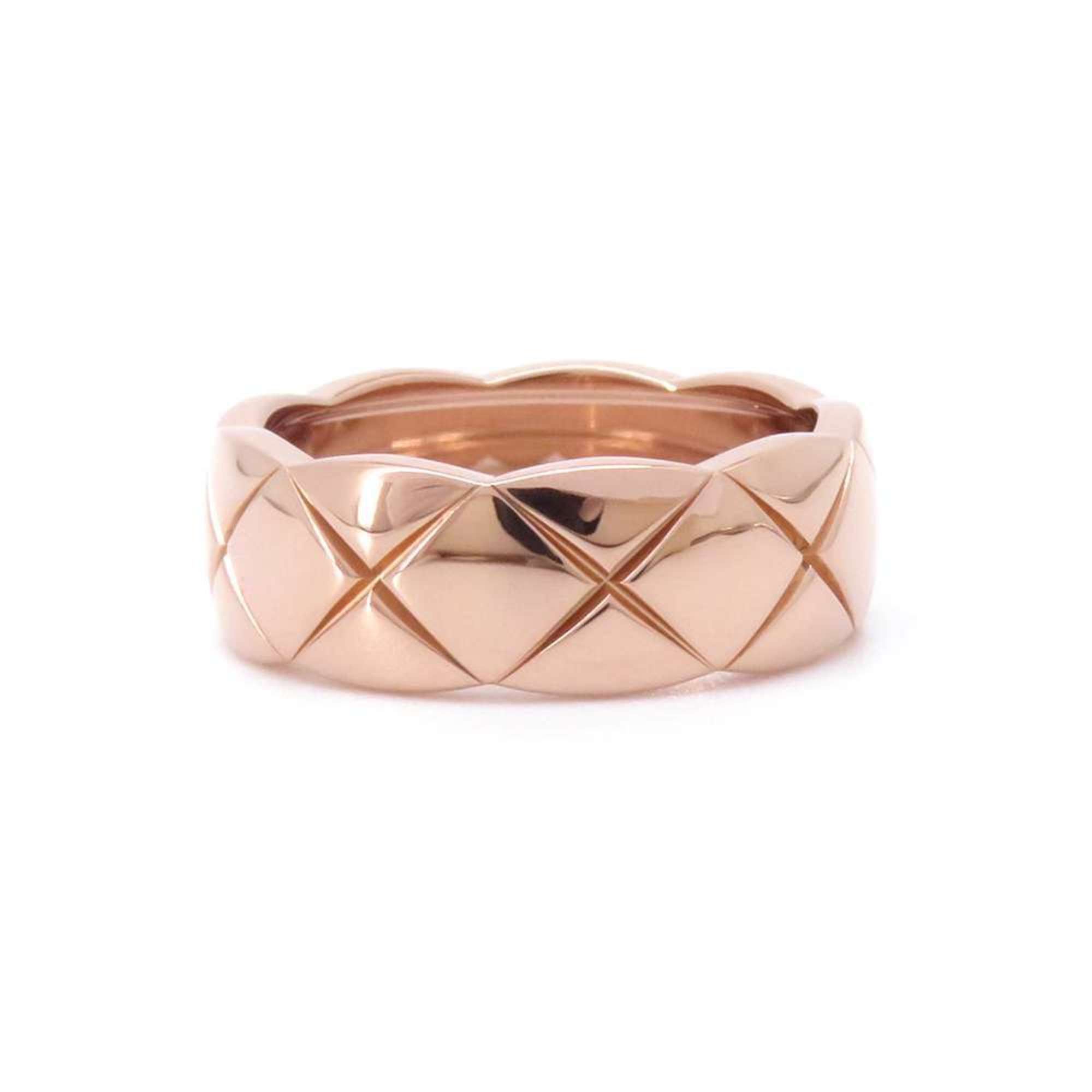 Chanel Ring Coco Crush Medium Model K18PG Pink Gold Size 50 J10817 CHANEL