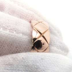 Chanel Ring Coco Crush Medium Model K18PG Pink Gold Size 50 J10817 CHANEL