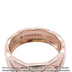 Chanel Ring Coco Crush Medium Model K18PG Pink Gold Size 50 J10817 CHANEL