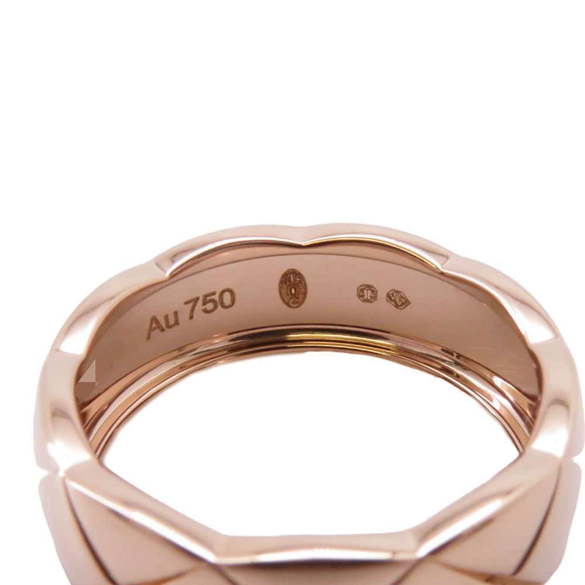 Chanel Ring Coco Crush Medium Model K18PG Pink Gold Size 50 J10817 CHANEL