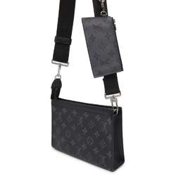 Louis Vuitton Shoulder Bag Monogram Eclipse Reverse Gaston Wearable Wallet M81124 Black