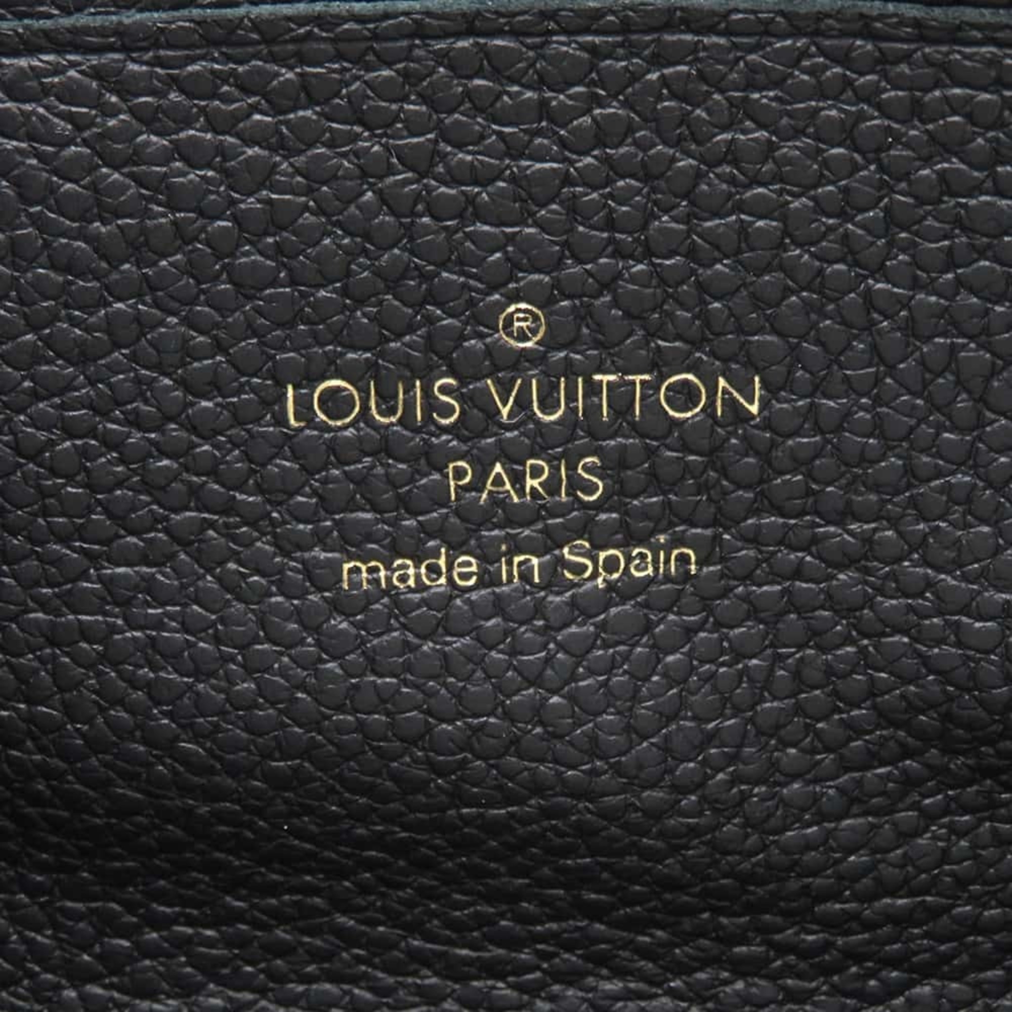 Louis Vuitton Shoulder Bag Bicolor Monogram Empreinte Pochette Double Zip M80787 Black