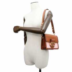 Louis Vuitton Shoulder Bag Taurillon Leather Dauphine MINI M53805 LOUIS VUITTON Brown Pink