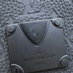 Louis Vuitton Shoulder Bag Monogram Taurillon Vertical Trunk Wearable Wallet M82070 Black