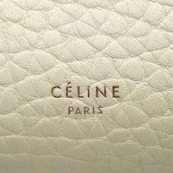 Celine handbag belt bag micro leather 180153 CELINE 2way shoulder black white