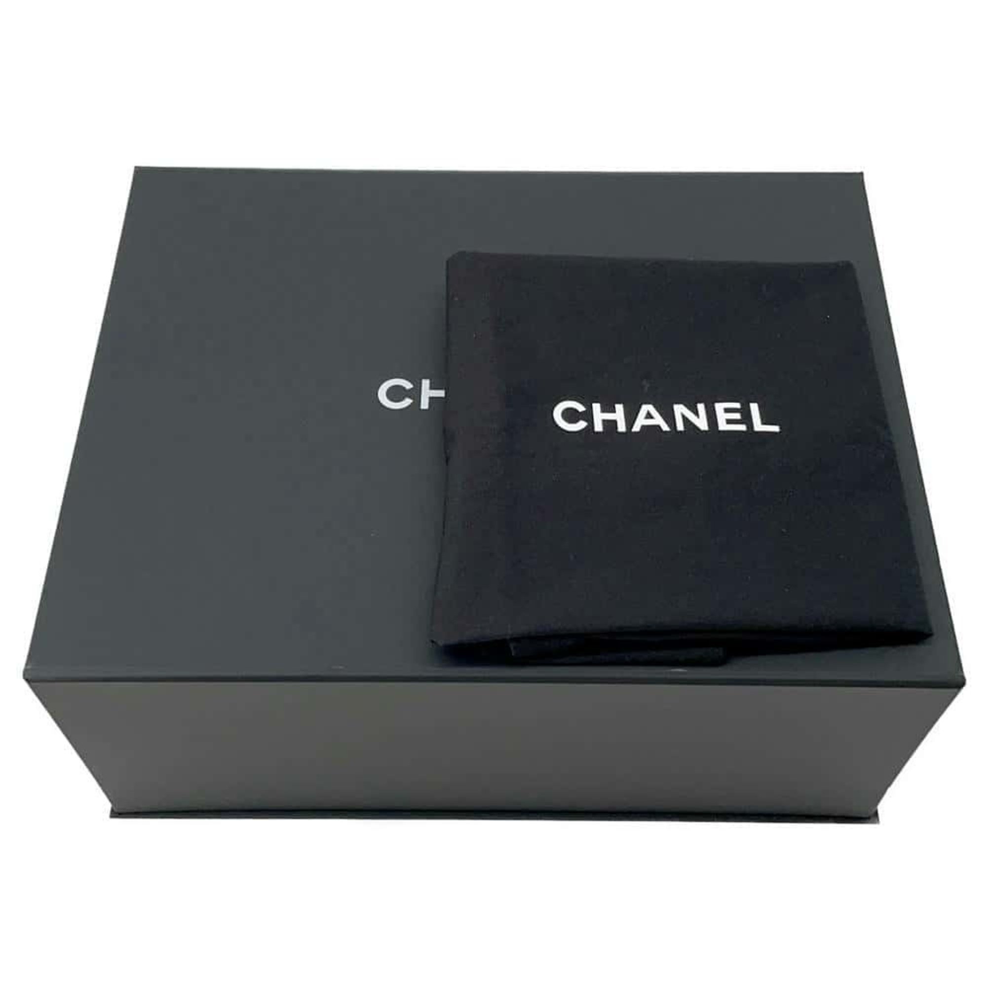 Chanel Backpack 22 Small Shiny Calf Leather AS3859 CHANEL Black