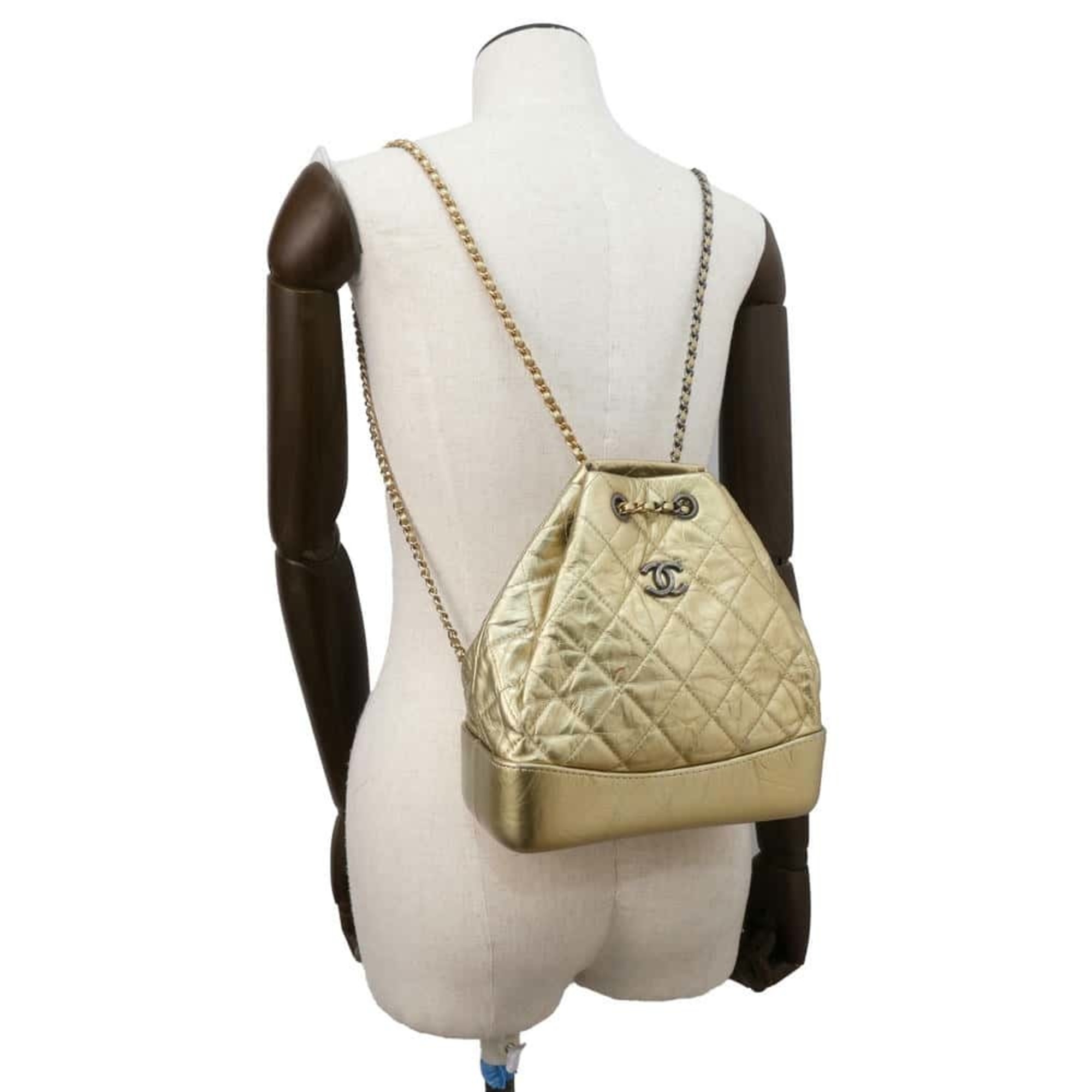 Chanel Backpack Gabrielle de Small Coco Mark Matelasse A94485 CHANEL Bag