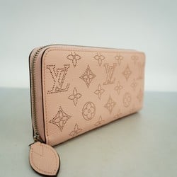 Louis Vuitton Long Wallet Mahina Zippy M82755 Rose Jasmine Ladies