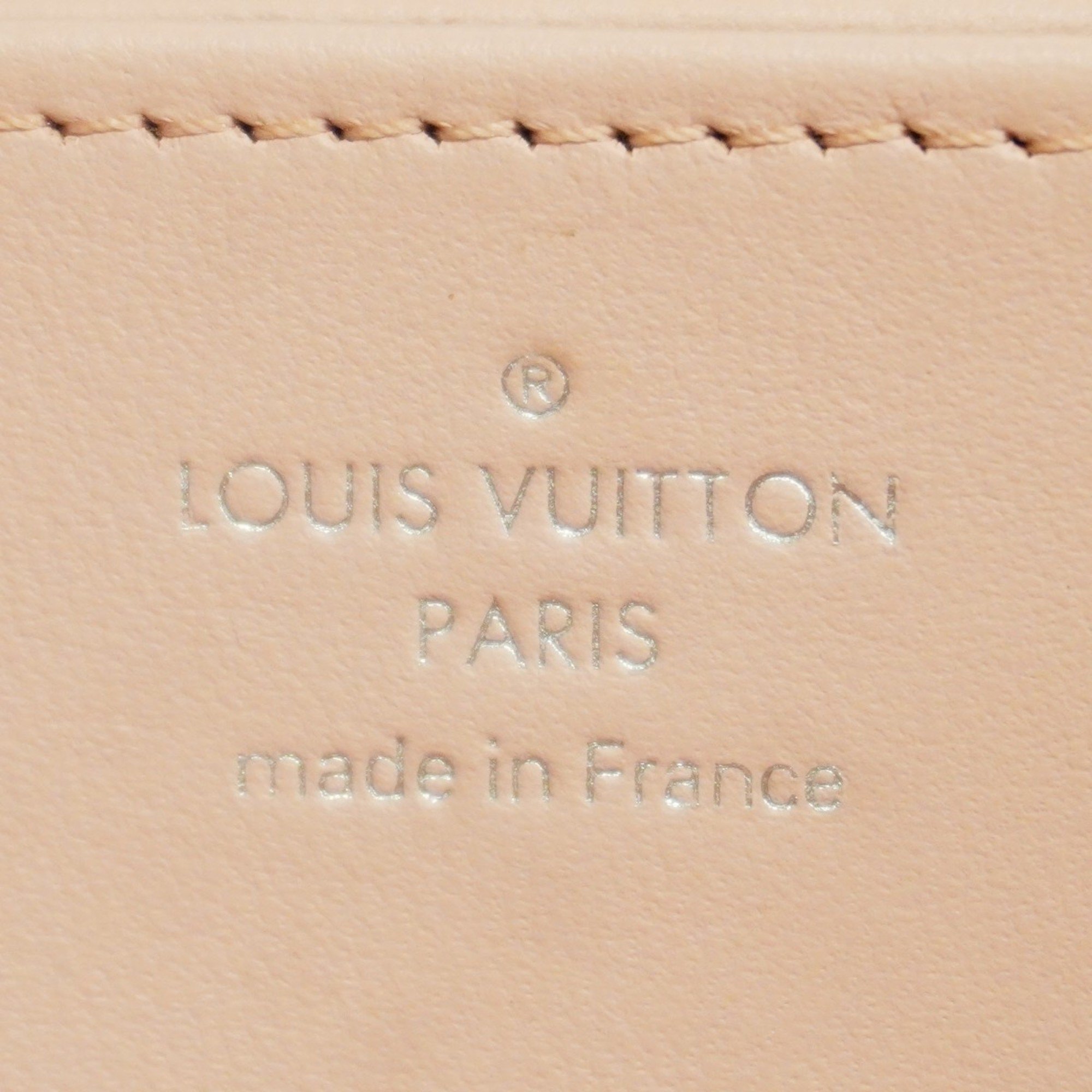 Louis Vuitton Long Wallet Mahina Zippy M82755 Rose Jasmine Ladies