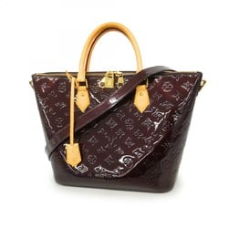 Louis Vuitton Tote Bag Vernis Montebello MM M90163 Amaranth Women's