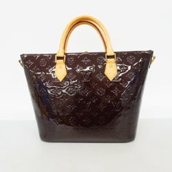 Louis Vuitton Tote Bag Vernis Montebello MM M90163 Amaranth Women's