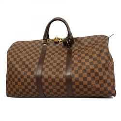 Louis Vuitton Boston Bag Damier Keepall 50 N41427 Ebene Men's Women's