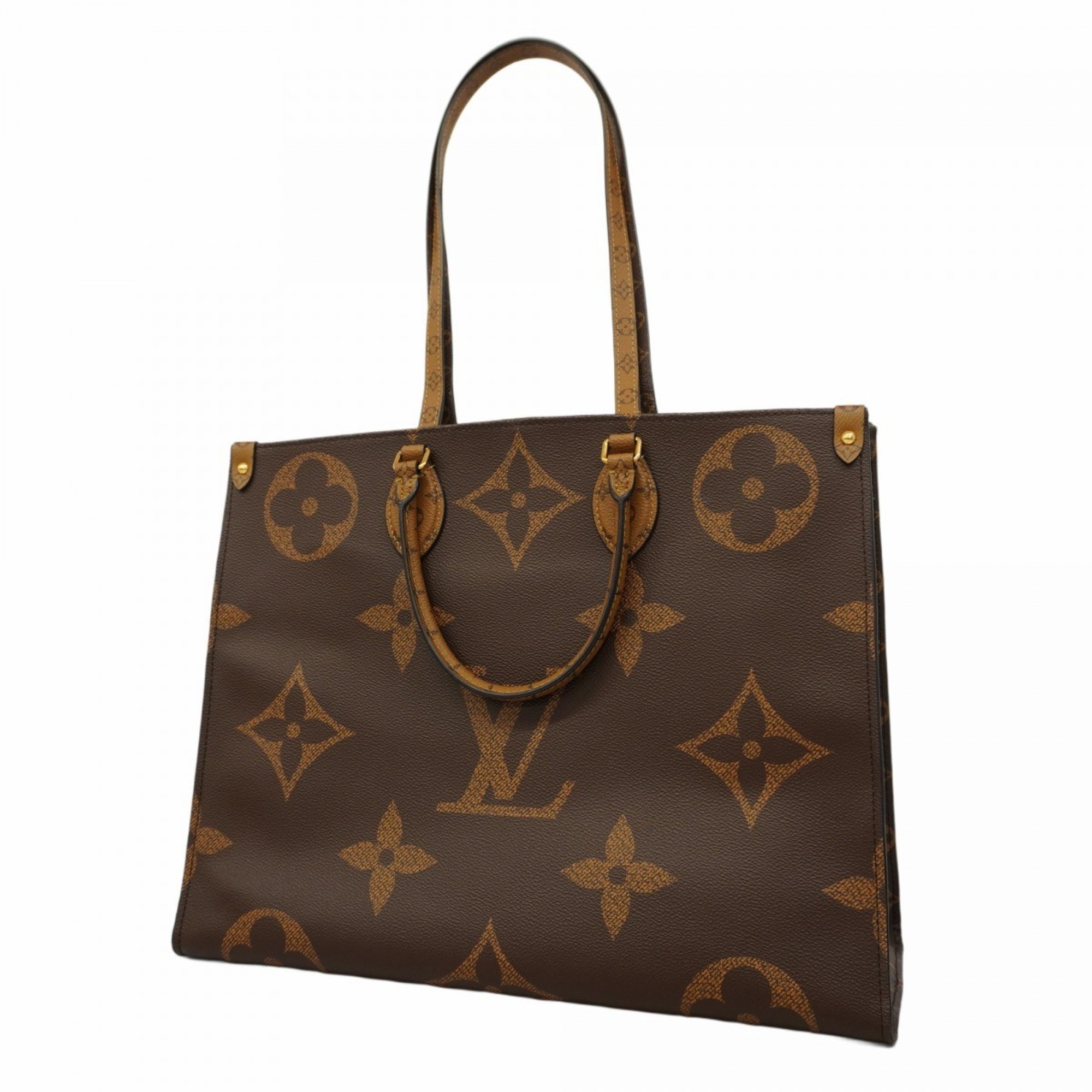 Louis Vuitton Tote Bag Monogram Giant On The Go GM M45320 Brown Women's