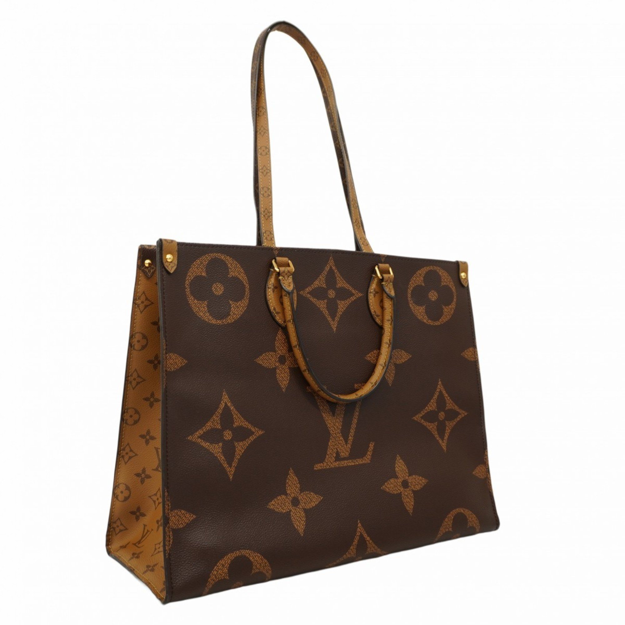 Louis Vuitton Tote Bag Monogram Giant On The Go GM M45320 Brown Women's