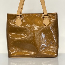 Louis Vuitton Tote Bag Vernis Houston M91122 Bronze Ladies