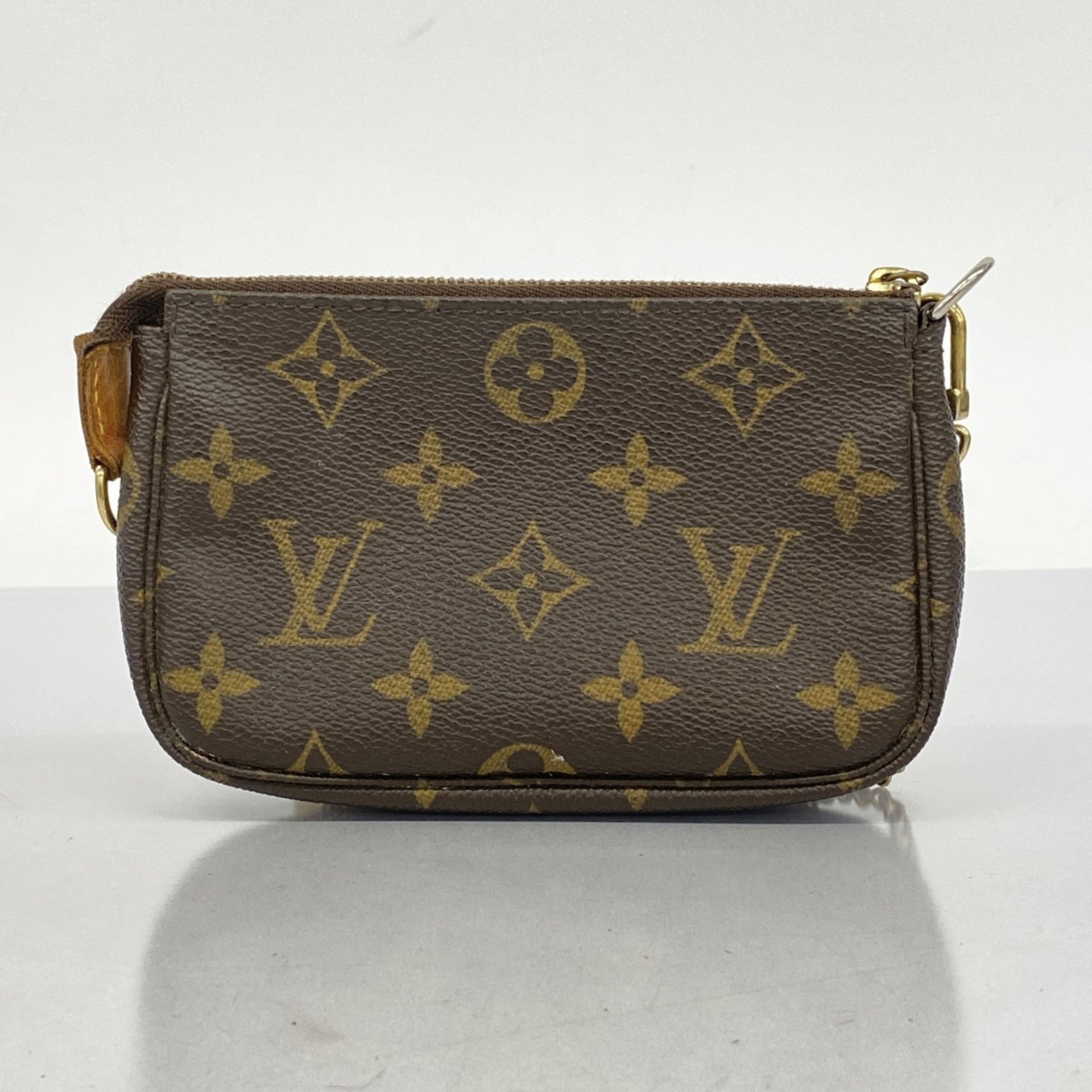 Louis Vuitton Pouch Monogram Pochette Accessoires M58009 Brown Ladies