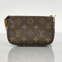 Louis Vuitton Pouch Monogram Pochette Accessoires M58009 Brown Ladies