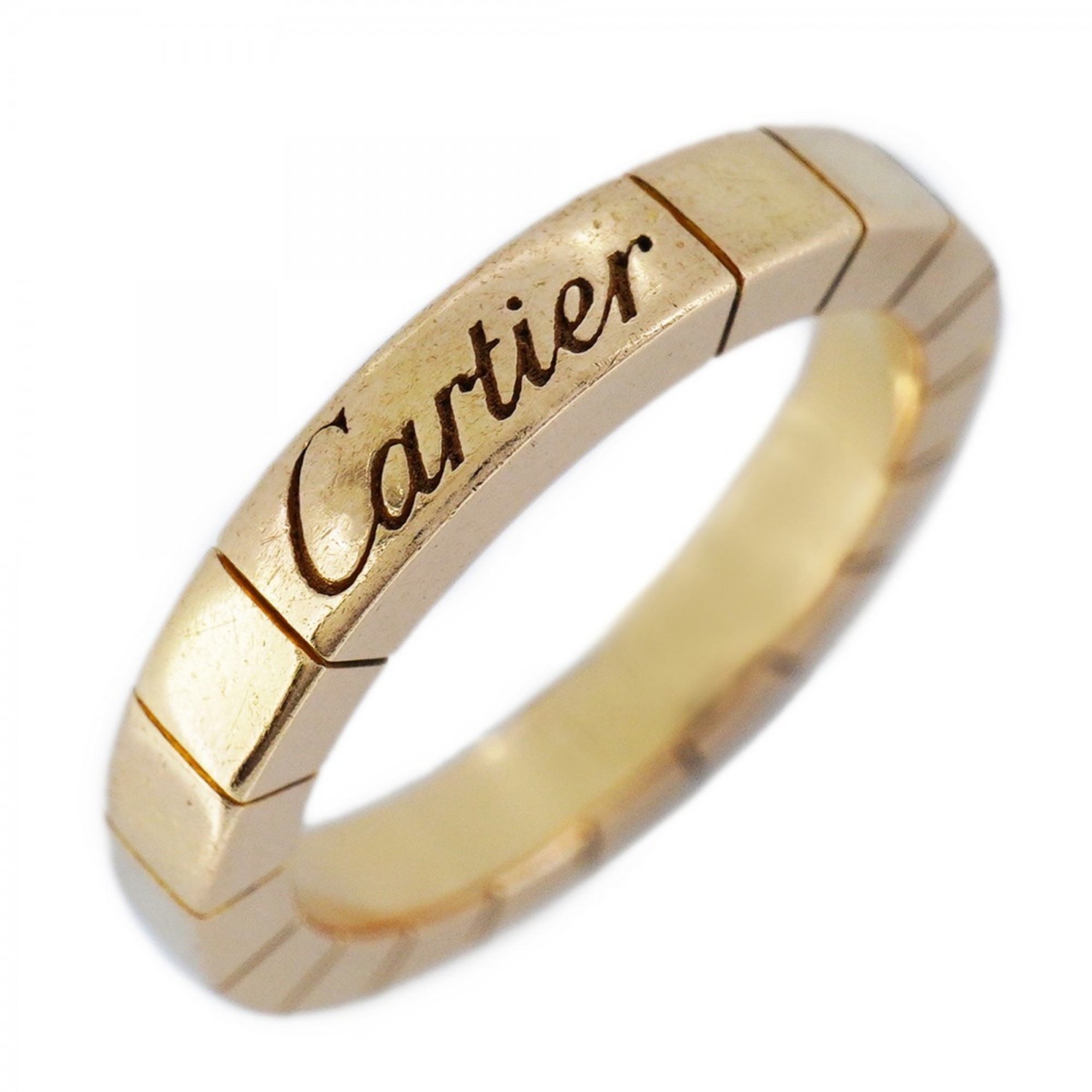 Cartier Ring Lanier K18PG Pink Gold #46 Ladies