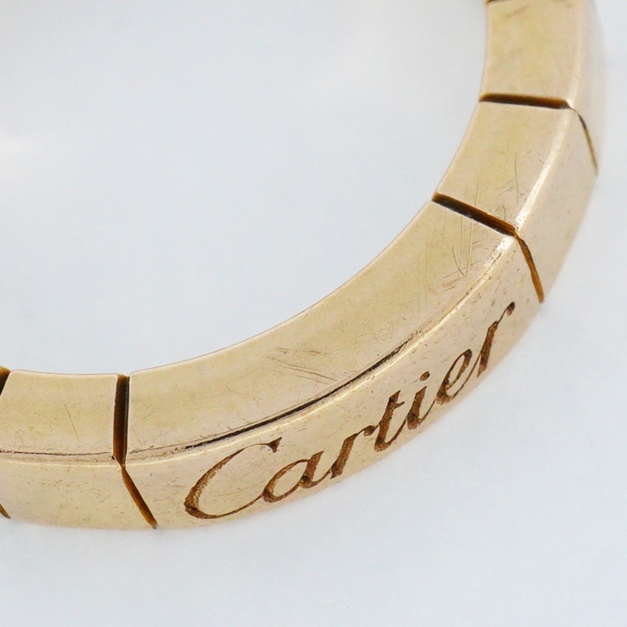 Cartier Ring Lanier K18PG Pink Gold #46 Ladies