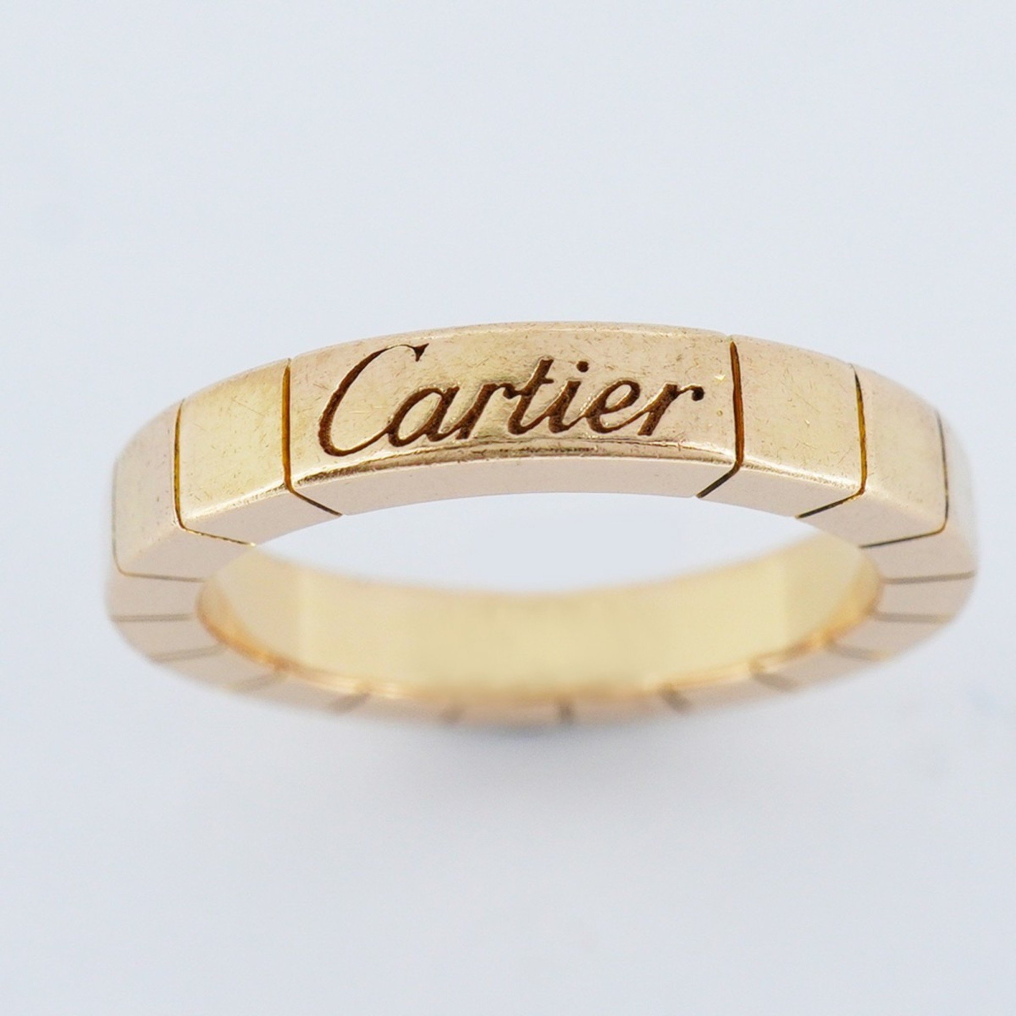 Cartier Ring Lanier K18PG Pink Gold #46 Ladies