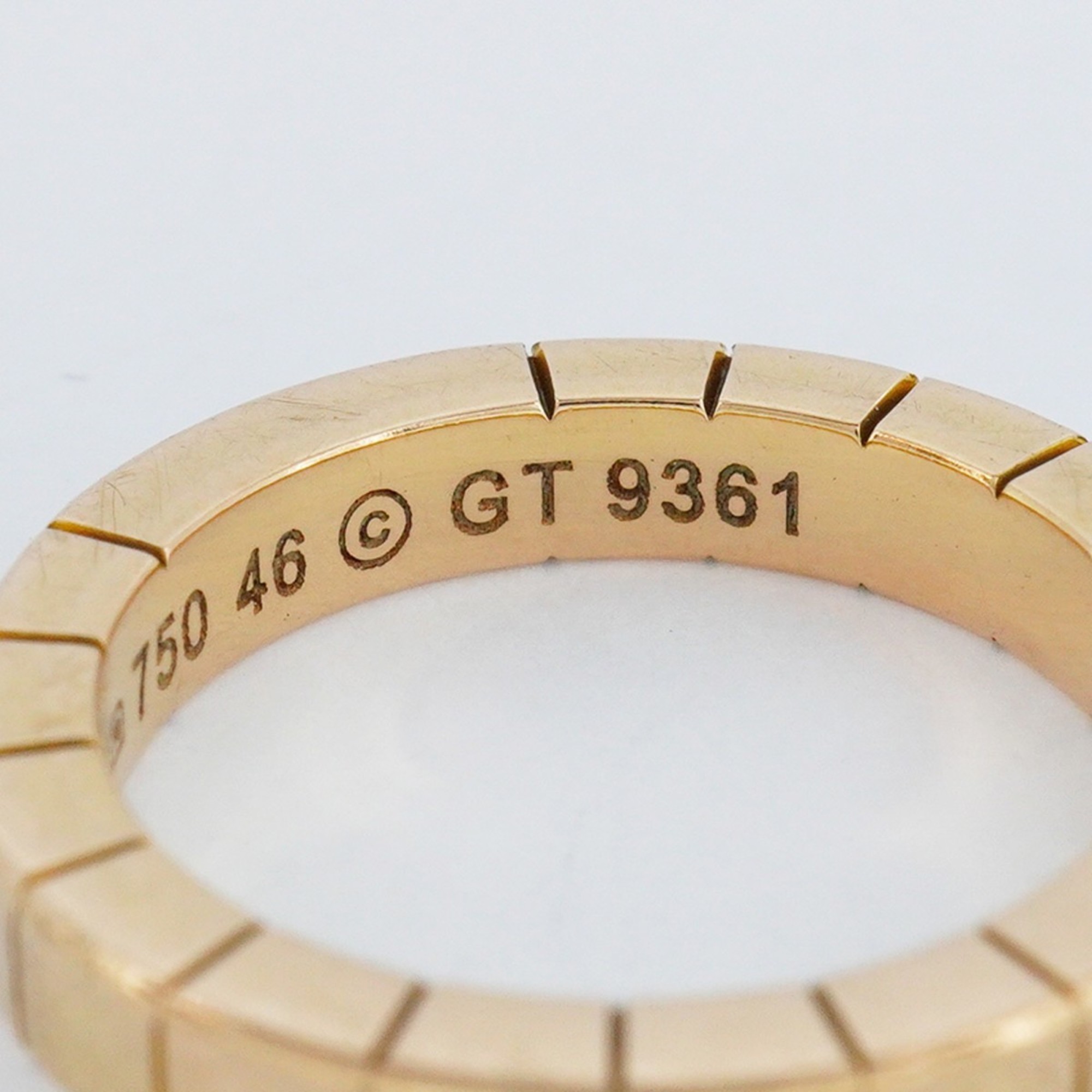 Cartier Ring Lanier K18PG Pink Gold #46 Ladies