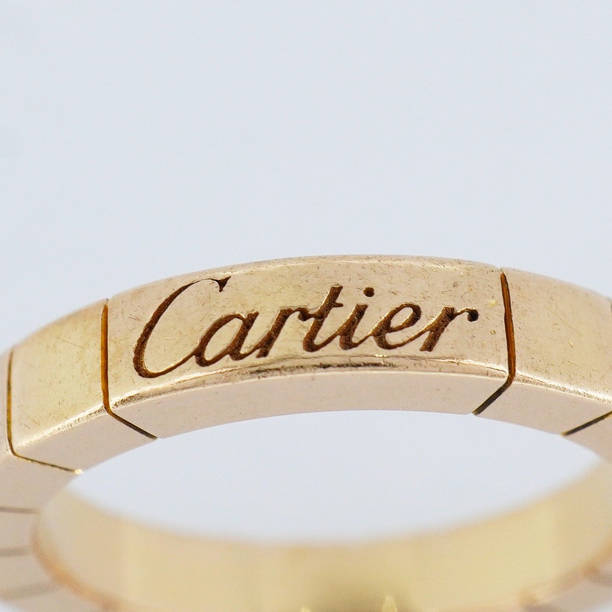 Cartier Ring Lanier K18PG Pink Gold #46 Ladies