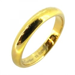 Cartier Ring Classic Wedding K18YG Yellow Gold #53 Ladies