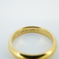 Cartier Ring Classic Wedding K18YG Yellow Gold #53 Ladies